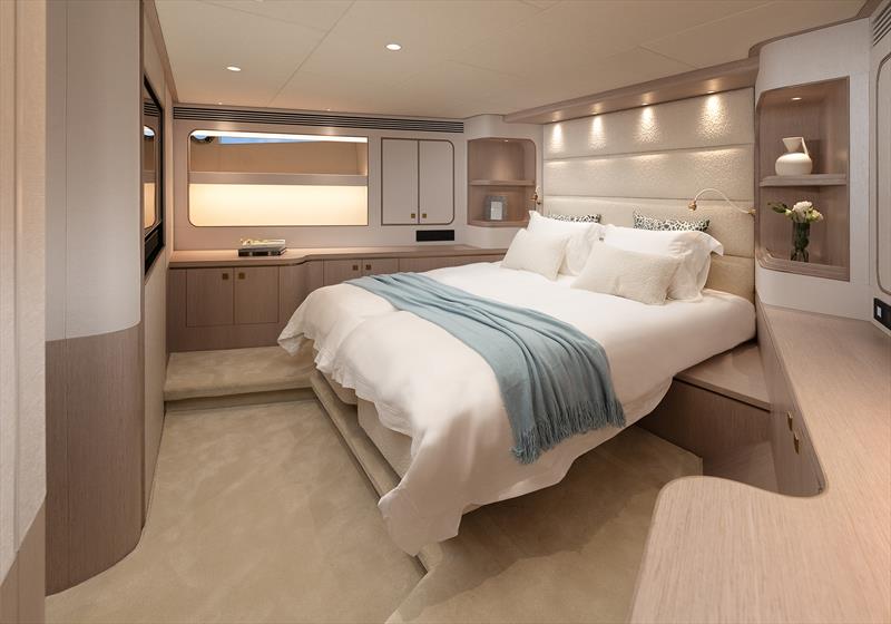 Horizon FD90 Hull 30 - Fwd. VIP Stateroom photo copyright Horizon Yachts taken at  and featuring the Power boat class