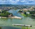 The River Rhine, one of the world's most romantic rivers, winds along for 760 miles through six countries