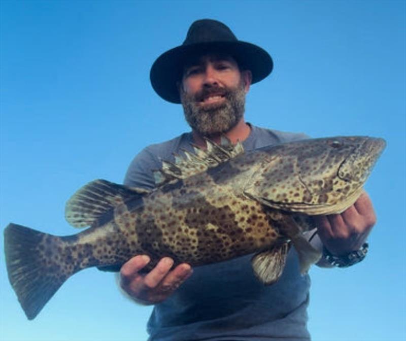 Estuary cod such as this one of Luke's are still active, but will slow when winter arrives - photo © Fisho's Tackle World