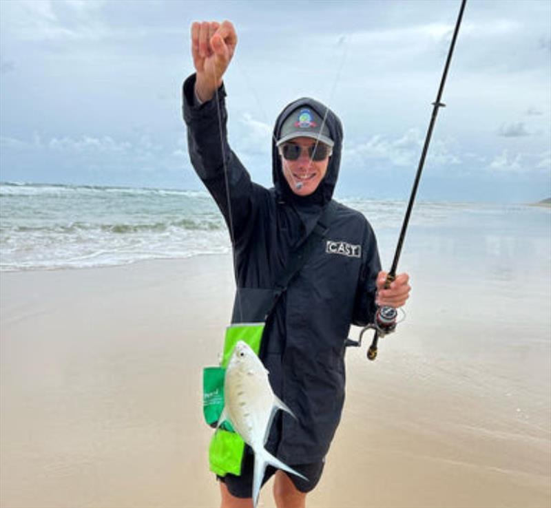 Bailey Baker headed for Fraser and caught this solid dart amongst others. We are now stocking Malosi lures for the discerning fisho. Check 'em out as they are some of the best in the market today - photo © Fisho's Tackle World