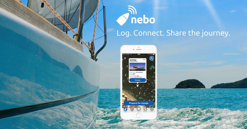 Automatically log your voyage with the Nebo boating app - photo © Nebo