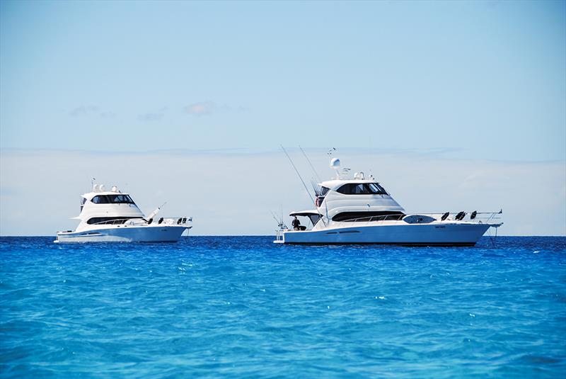 At Middleton Reef photo copyright Riviera Australia taken at  and featuring the Power boat class