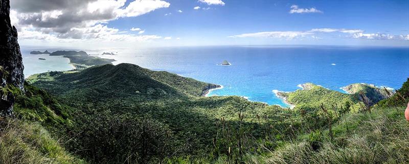 View from the goat house track on Lord Howe Island photo copyright Riviera Australia taken at  and featuring the Power boat class