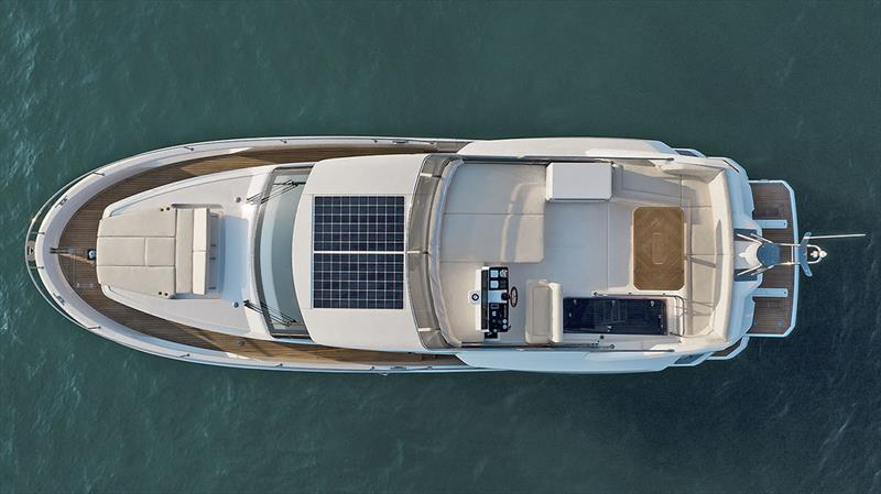 Greenline 45 Fly drone birdperspective photo copyright Greenline Yachts taken at  and featuring the Power boat class
