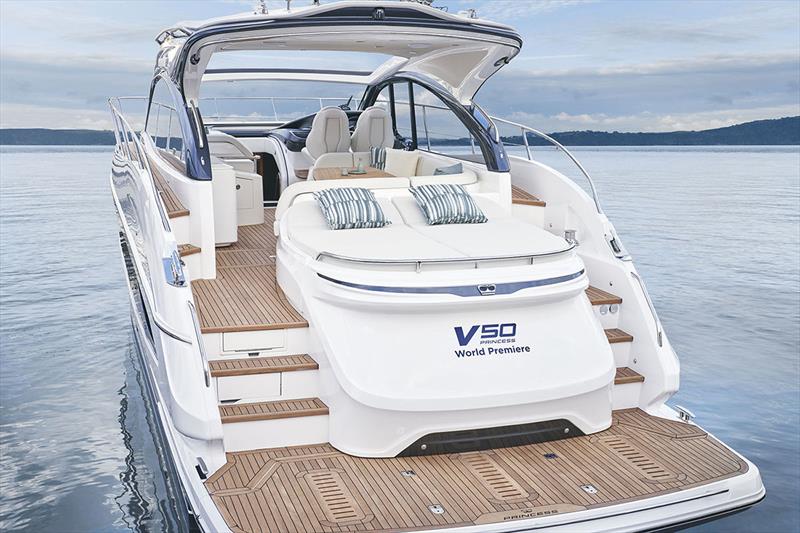 V50 Open Main Deck photo copyright Princess Yachts taken at  and featuring the Power boat class