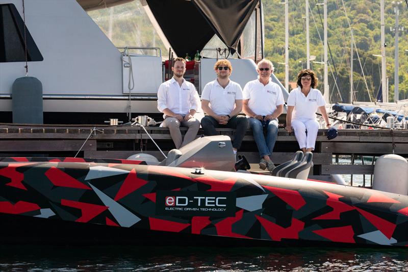 eD-TEC's all-electric eD-QDrive 1 tops 40 knots in Croatia in second phase of testing - photo © eD-TEC