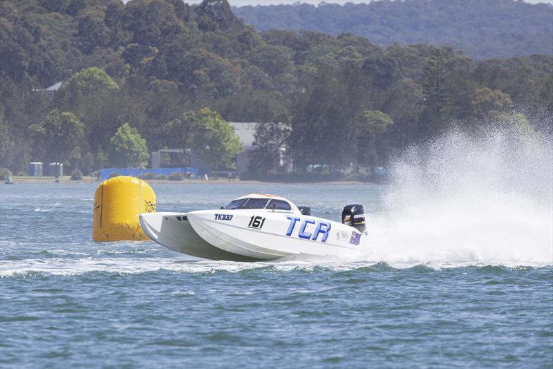 TCR gave it their all, but could not extract the required speed photo copyright Australian Offshore Powerboat Club taken at Lake Macquarie Yacht Club and featuring the Power boat class