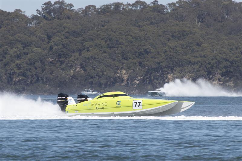 AMT Racing (Andy Taylor and Paul Fowlds) had superb regularity, just not enough outright dash photo copyright Australian Offshore Powerboat Club taken at Lake Macquarie Yacht Club and featuring the Power boat class
