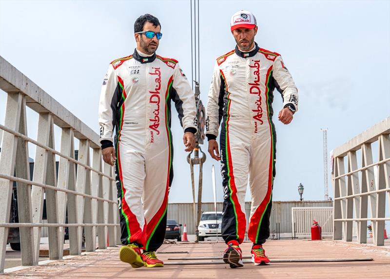 Team Abu Dhabi's Rashed Al Tayer (right) and Majed Al Mansoori - photo © Team Abu Dhabi
