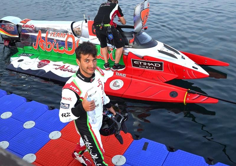 Alberto Comparato - fastest in free practice in Indonesia - photo © Team Abu Dhabi
