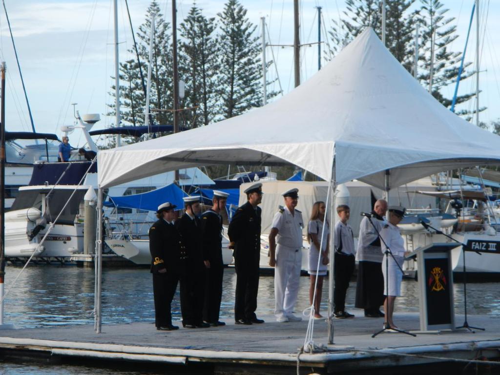 The Commodore and Vice Commodore participated in their new roles for the first time. © Southport Yacht Club http://www.southportyachtclub.com.au