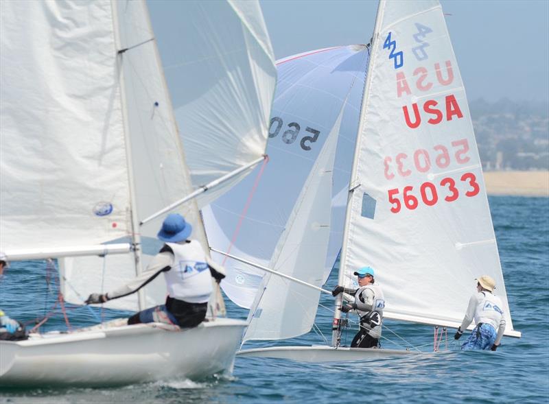 2019 San Diego Olympic Classes Regatta photo copyright Bob Betancourt taken at San Diego Yacht Club and featuring the 470 class