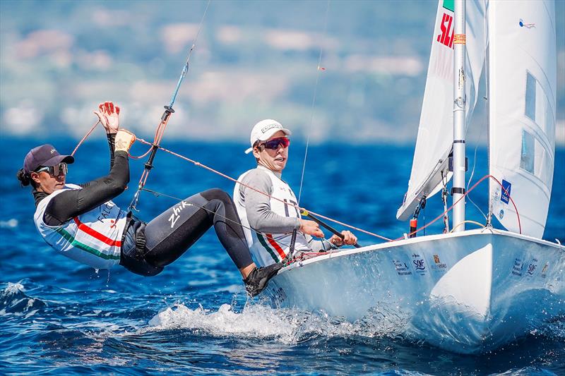 Last Chance Regatta at Hyères Day 3 photo copyright Sailing Energy / World Sailing taken at COYCH Hyeres and featuring the 470 class