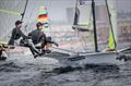 Silver for James Peters & Fynn Sterritt at the 49er Worlds in Portugal © Maria Muina / www.sailingshots.es