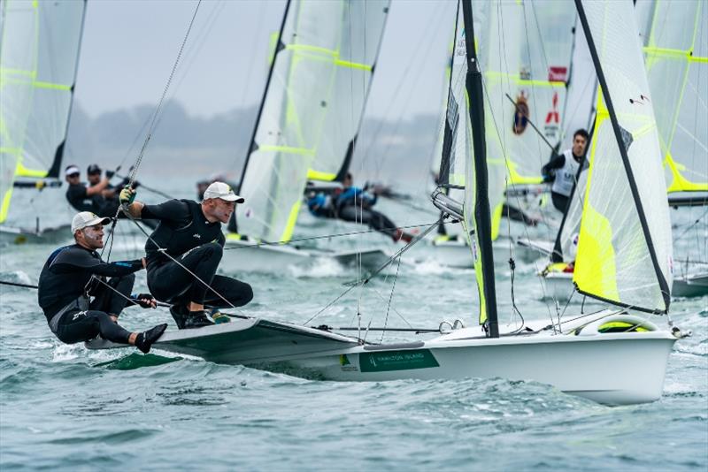 Will and Sam Phillips - 2020 49er, 49er FX & Nacra 17 World Championships, day 3 photo copyright Beau Outteridge / Australian Sailing Team taken at Royal Geelong Yacht Club and featuring the 49er class
