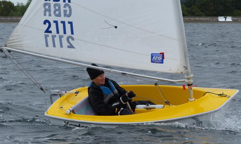 Lindsey Burns was first 2.3 Solo in the Hansa TT at Oxford photo copyright Richard Johnson taken at Oxford Sailing Club and featuring the Hansa class