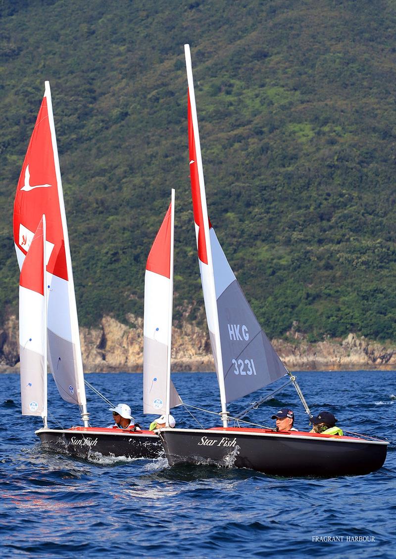 Hansa 303s Star Fish and Sun Fish - Bart's Bash Regatta 2019 photo copyright Fragrant Harbour taken at Hebe Haven Yacht Club and featuring the Hansa class
