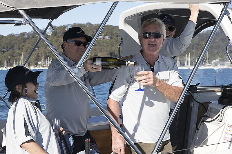 Making sure the owner gets looked after as well! photo copyright John Curnow taken at Royal Prince Alfred Yacht Club and featuring the Beneteau class
