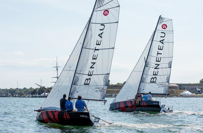 The First 18 photo copyright Beneteau taken at  and featuring the Beneteau class