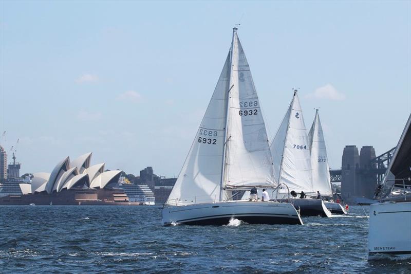Flying Circus is skippered by Craig Boulton and was the winner of Division B on the day. Seen here getting away from the start photo copyright Alex McKinnon Photography taken at  and featuring the Beneteau class