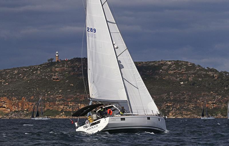 Pretty as a picture – The Oceanis 48, Aeolus, coming back across Broken Bay photo copyright John Curnow taken at Royal Prince Alfred Yacht Club and featuring the Beneteau class