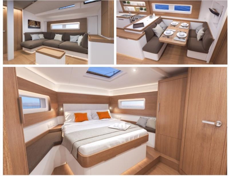 First Yacht 53- Interior layout photo copyright Beneteau taken at  and featuring the Beneteau class