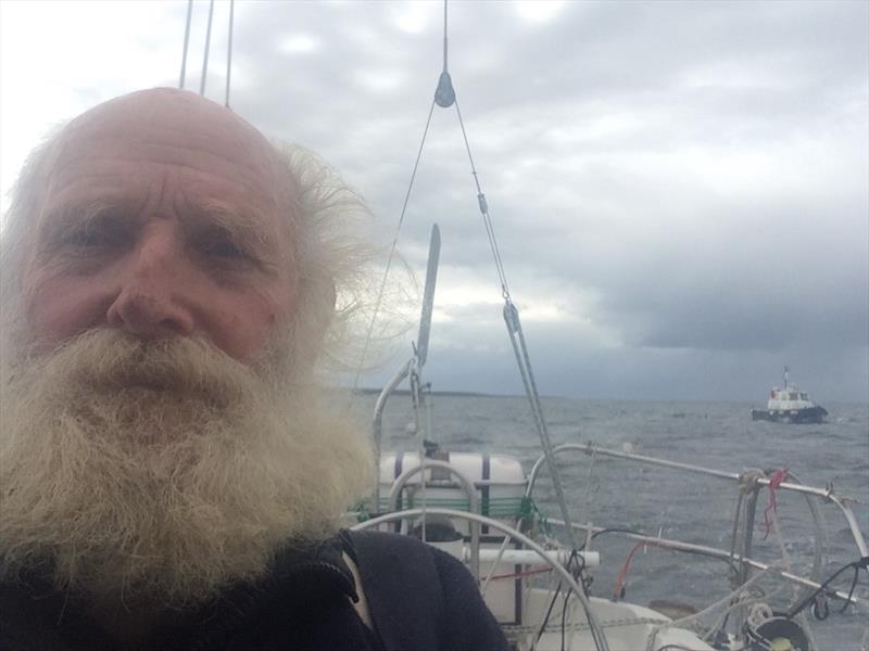 Bill Hatfield aboard L'Eau Commotion, 2020 photo copyright Daria Blackwell taken at  and featuring the Cruising Yacht class