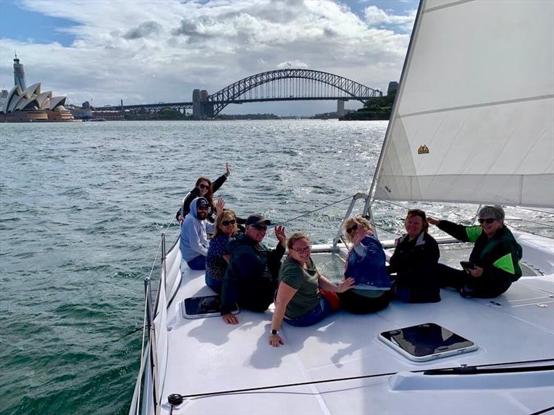Firefighter Family Day: Brigades on charter vessels on Sydney Harbour photo copyright Niall Powers taken at  and featuring the Cruising Yacht class