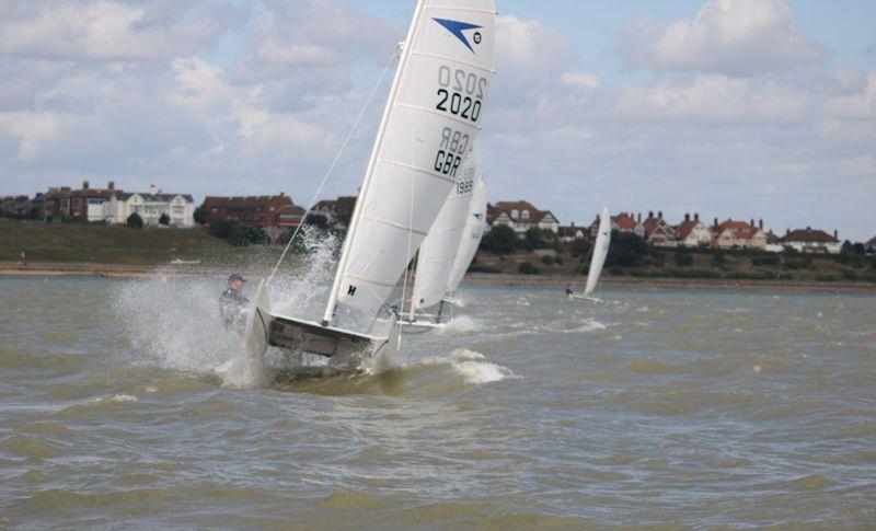 Chris Tillyer in the Sprint 15 National Championships at Harwich Town photo copyright Pauline Love taken at Harwich Town Sailing Club and featuring the Dart 15 class