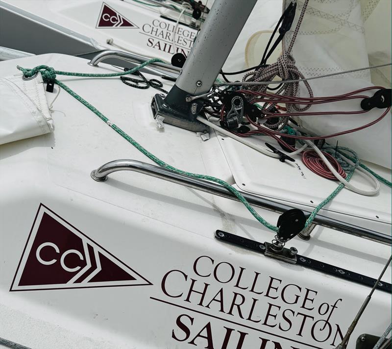 The College of Charleston's dinghy team has always been successful, having won the Fowle Trophy nine times, signifying the best all-around sailing team in the country, and has produced an impressive 198 All-American sailors photo copyright Joy Dunigan / CRW2023 taken at Charleston Yacht Club and featuring the Dinghy class