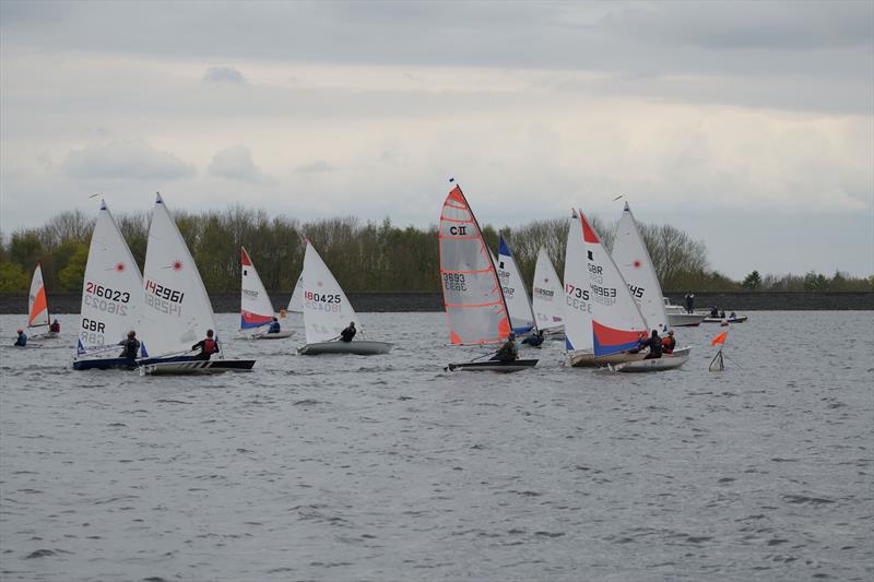 Derbyshire Youth Sailing at Burton photo copyright Dave Sanderson taken at Burton Sailing Club and featuring the Dinghy class