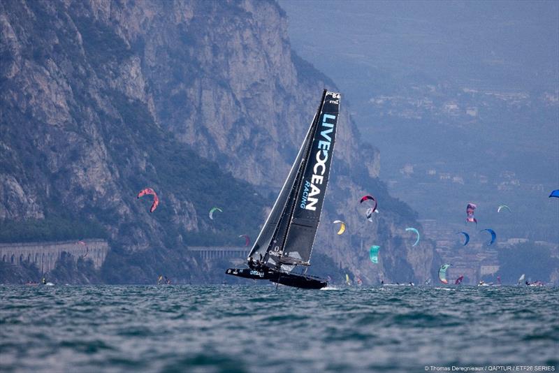 Live Ocean Racing  - Day 4 - Foiling Week 2023 - June 2023 photo copyright Live Ocean Racing taken at Vela Club Campione del Garda and featuring the ETF26 class