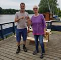 James Patterson and Margot Turrell finish 3rd in the Earlswood Lakes Enterprise Open © Rebecca Bradley
