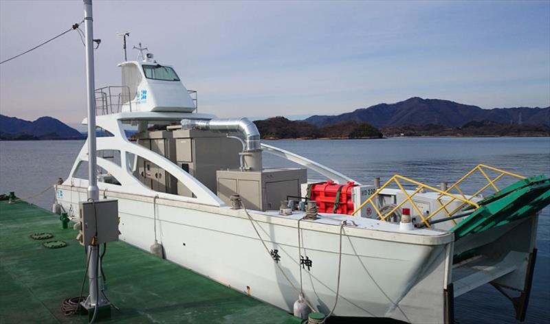 The test boat used in a project to develop the framework of the safety guidelines for hydrogen fuel cell ships photo copyright Yanmar Marine taken at  and featuring the Environment class
