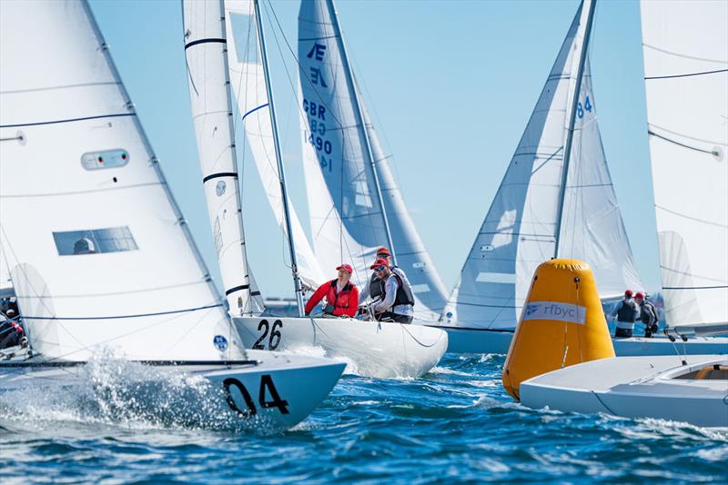 the 2024 Bill Steele Regatta in Fremantle Day 3 photo copyright Jordan Roberts, Down Under Sail taken at Royal Freshwater Bay Yacht Club and featuring the Etchells class