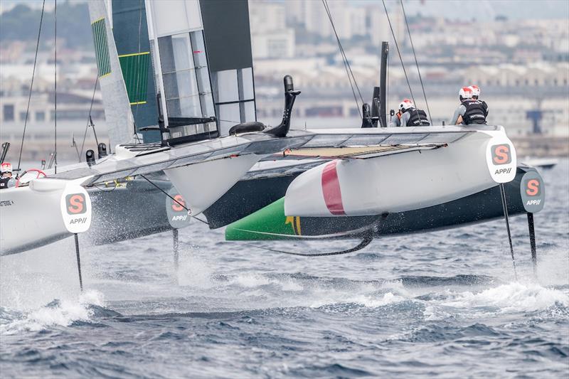 Australia vs Japan Final - Slingsby v Outteridge - Sail GP - Marseille - September 22, 2019 photo copyright Ricardo Pinto for SailGP taken at  and featuring the F50 class