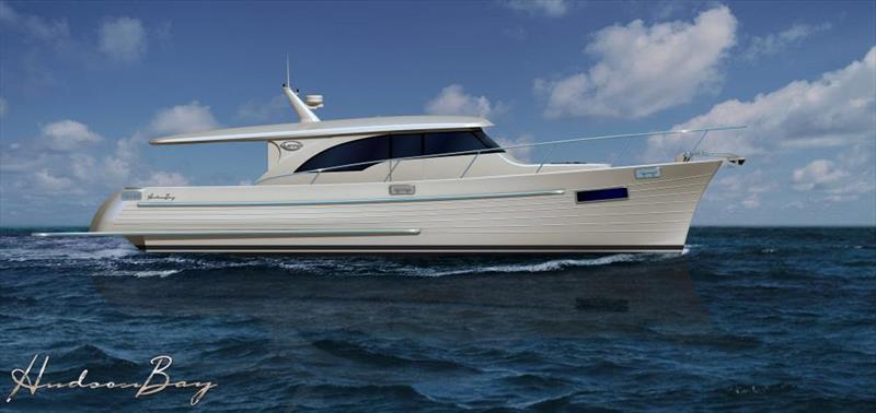 Hudson Bay 390 - photo © Clipper Motor Yachts