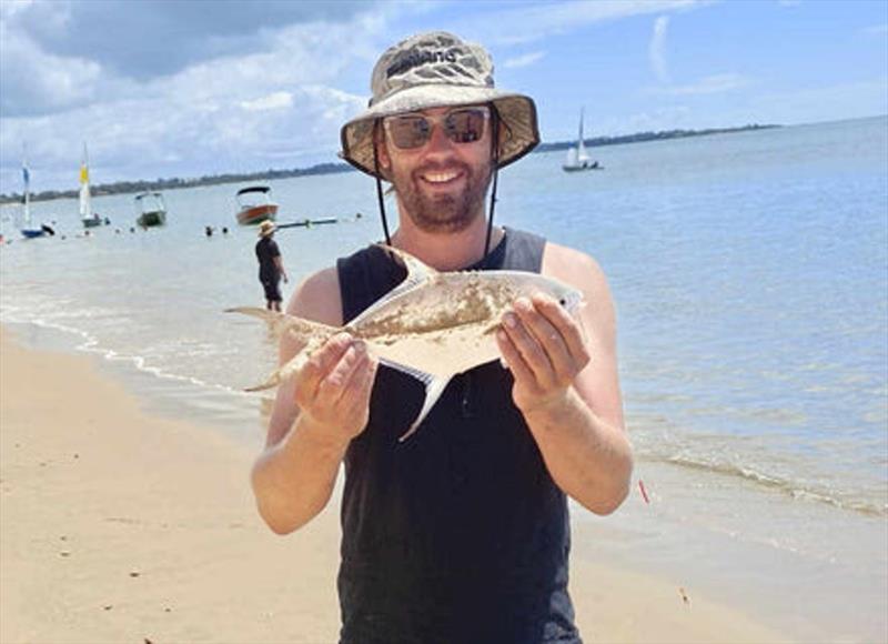 Michael Taylor enjoyed catching dart from our town beaches over the Easter long weekend - photo © Fisho's Tackle World