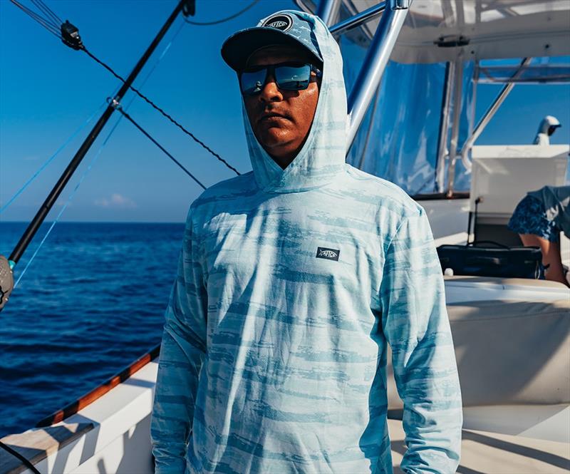 All-new ocean bound performance shirt photo copyright AFTCO taken at  and featuring the Fishing boat class