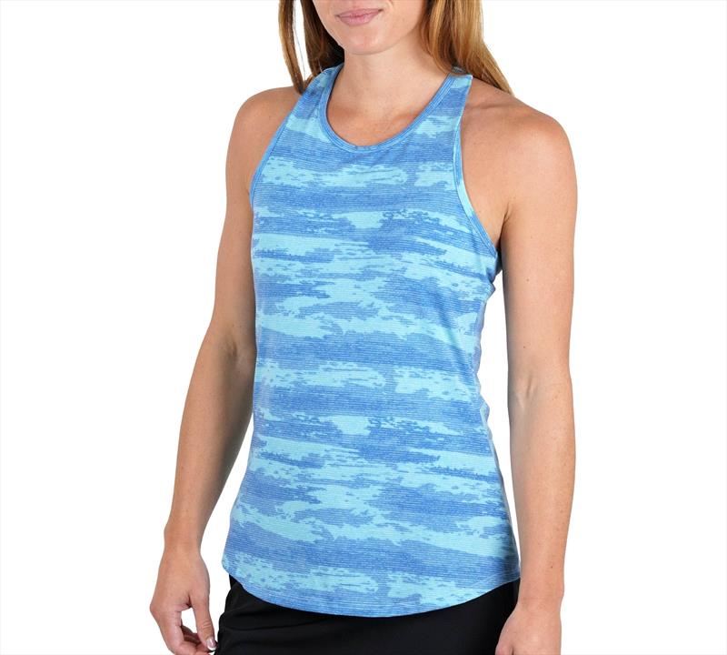 Women's Ocean Bound Printed Performance Tank photo copyright AFTCO taken at  and featuring the Fishing boat class