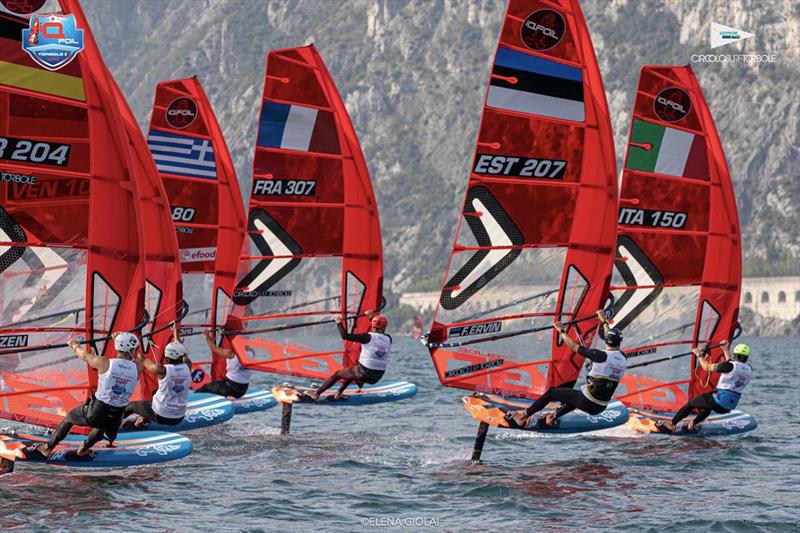 2023 iQFoil International Games Torbole photo copyright Elena Giolai taken at Circolo Surf Torbole and featuring the iQFoil class