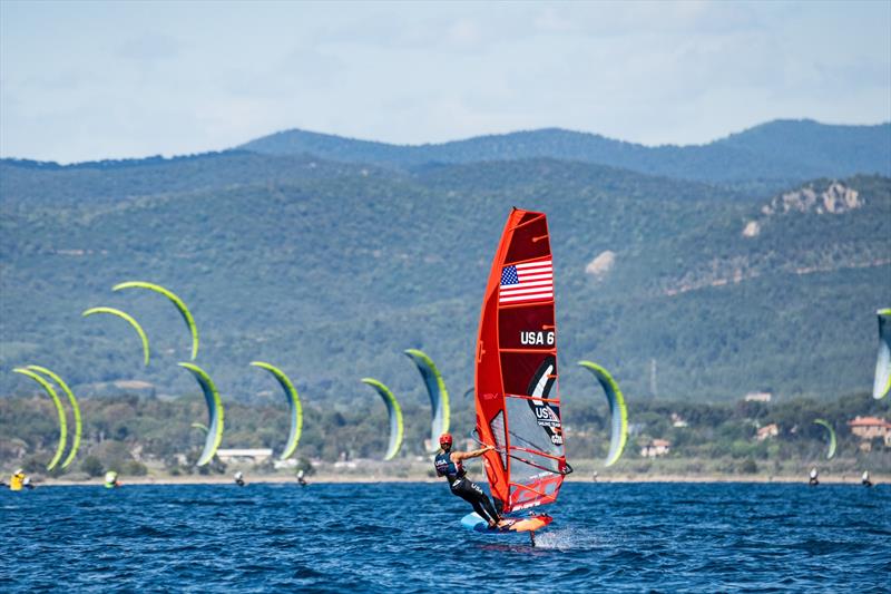 French Olympic Week  photo copyright Lexi Pline / US Sailing Team taken at  and featuring the iQFoil class