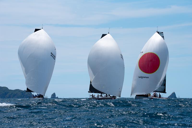  Things get interesting in B Division as Carrera, Mr Kite and Anarchy cross paths - CRC Bay of Islands Sailing Week - Day 2 - January 23, 2020 photo copyright Lissa Reyden taken at Bay of Islands Yacht Club and featuring the IRC class