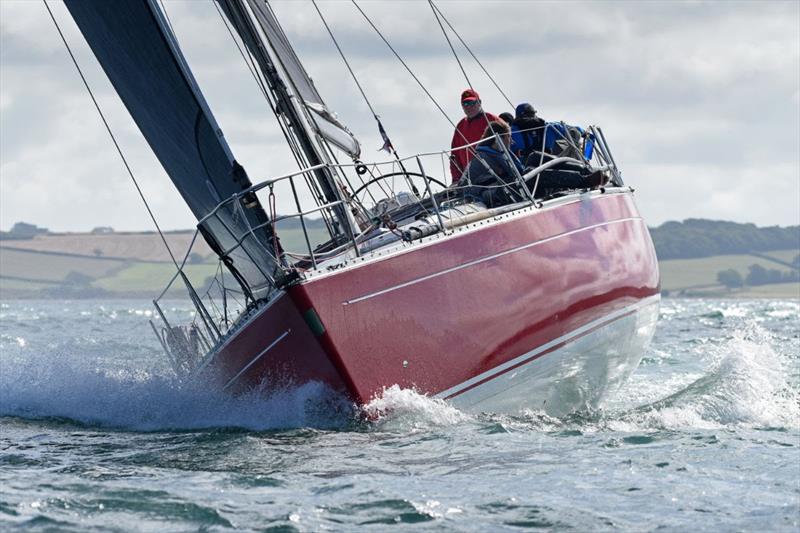 Ross Applebey's Oyster 48 Scarlet Oyster was the winner of IRC Two in RORC Race the Wight photo copyright Rick Tomlinson taken at Royal Ocean Racing Club and featuring the IRC class