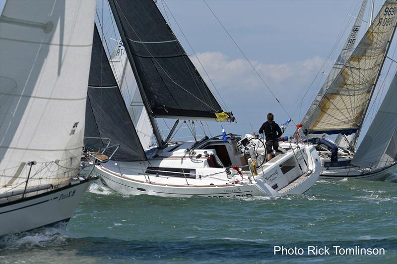 SORC The COVID Shakedown Race Sunday 7th June 2020 Single and Double handed race around bouys in the Solent photo copyright Rick Tomlinson taken at Solo Offshore Racing Club and featuring the IRC class