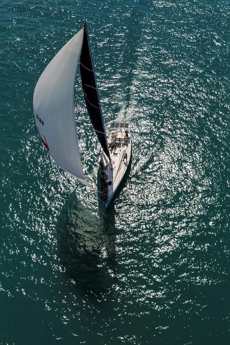 Wine Dark Sea handling the downwind leg well - SeaLink Magnetic Island Race Week photo copyright Andrea Francolini / SMIRW taken at Townsville Yacht Club and featuring the IRC class