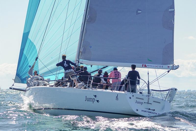 Jump, a J/133 out of Portsmouth NH and skippered by Chris Lund - 2023 Marblehead to Halifax Race  photo copyright Marblehead to Halifax Ocean Race taken at Boston Yacht Club and featuring the J133 class