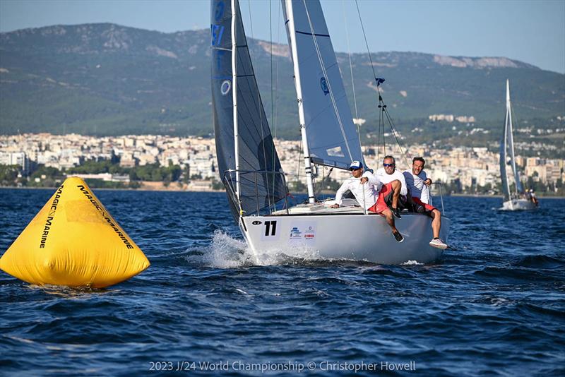 2023 J/24 World Championship photo copyright Christopher Howell taken at Nautical Club of Thessaloniki and featuring the J/24 class