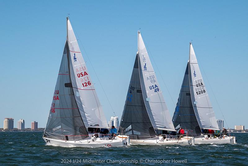 2024 J/24 Midwinter Championship - Day 2 photo copyright Christopher Howell taken at Davis Island Yacht Club and featuring the J/24 class