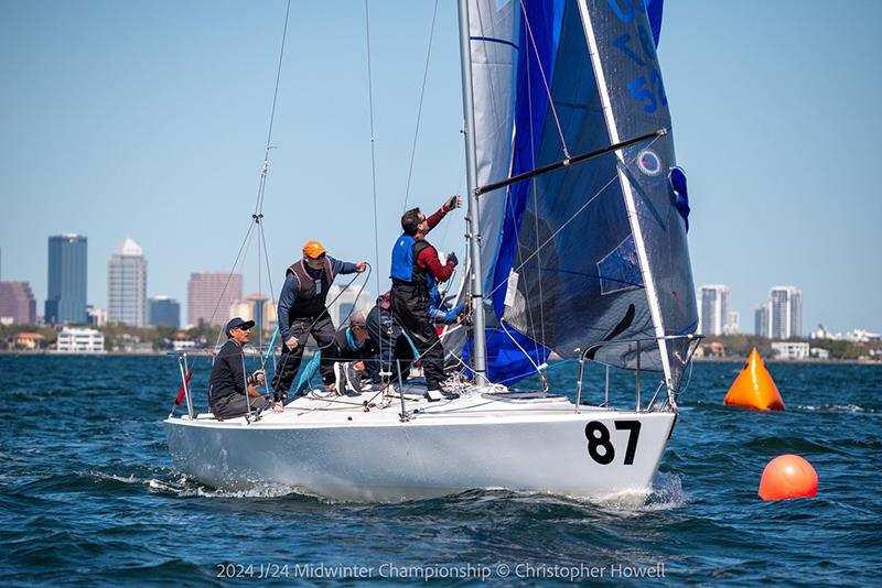 Congratulations Paul Abdullah and Team Tarheel for winning the 2024 J/24 Midwinter Championship photo copyright Christopher Howell taken at Davis Island Yacht Club and featuring the J/24 class